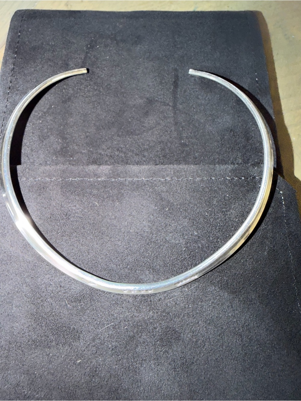 Tiffany & Co. 925 Silver Open Collar cuff Necklace - Picture 11 of 11